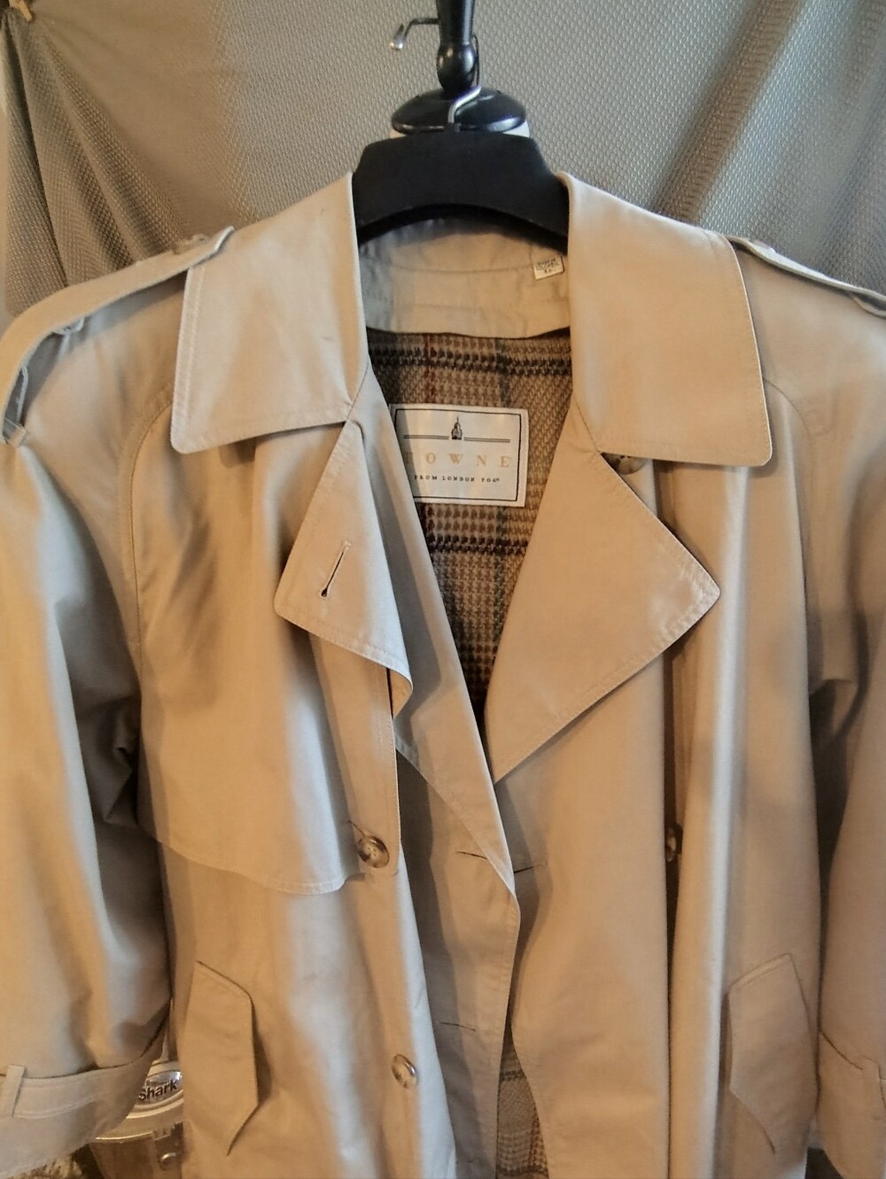 London Fog Beige Trench Coat -